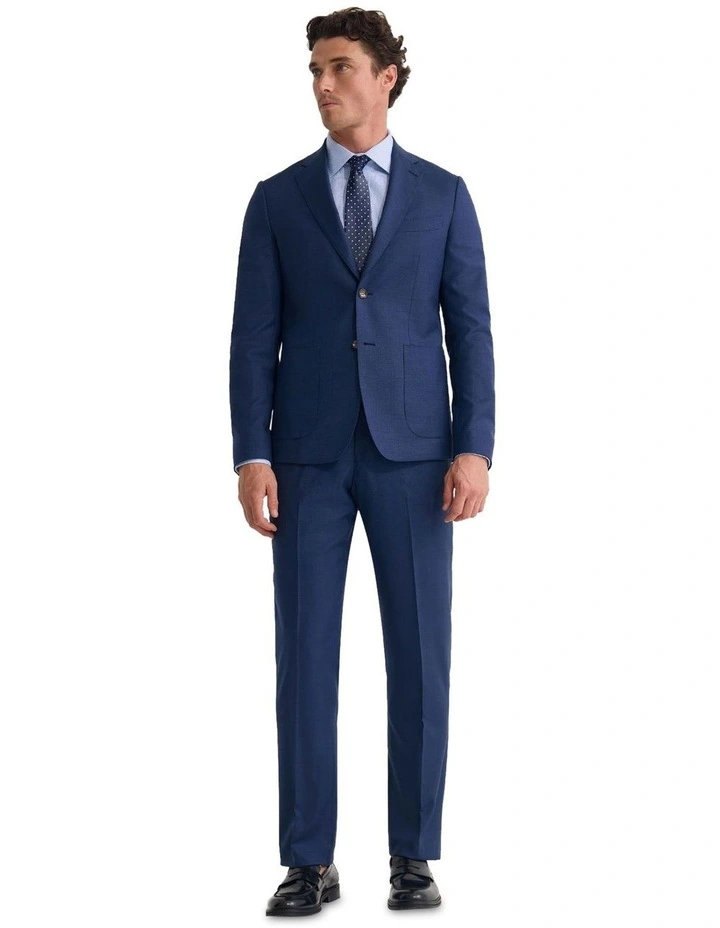 Wordsworth Wool Suit Trousers in Blue image 5