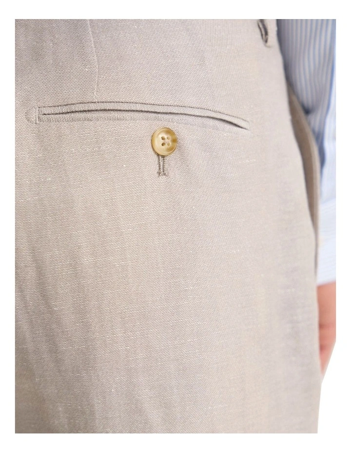 Wordsworth Wool/Linen Suit Trouser in Sand image 6