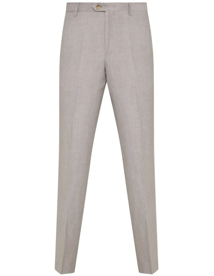 Wordsworth Wool/Linen Suit Trouser in Sand image 7
