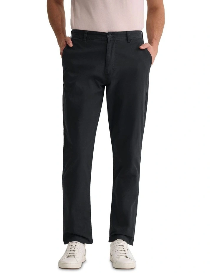 Relaxed Fit Chino in Black image 1