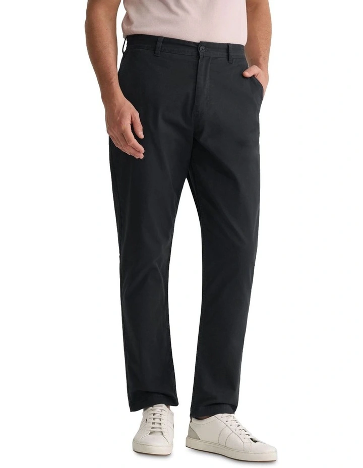 Relaxed Fit Chino in Black image 3