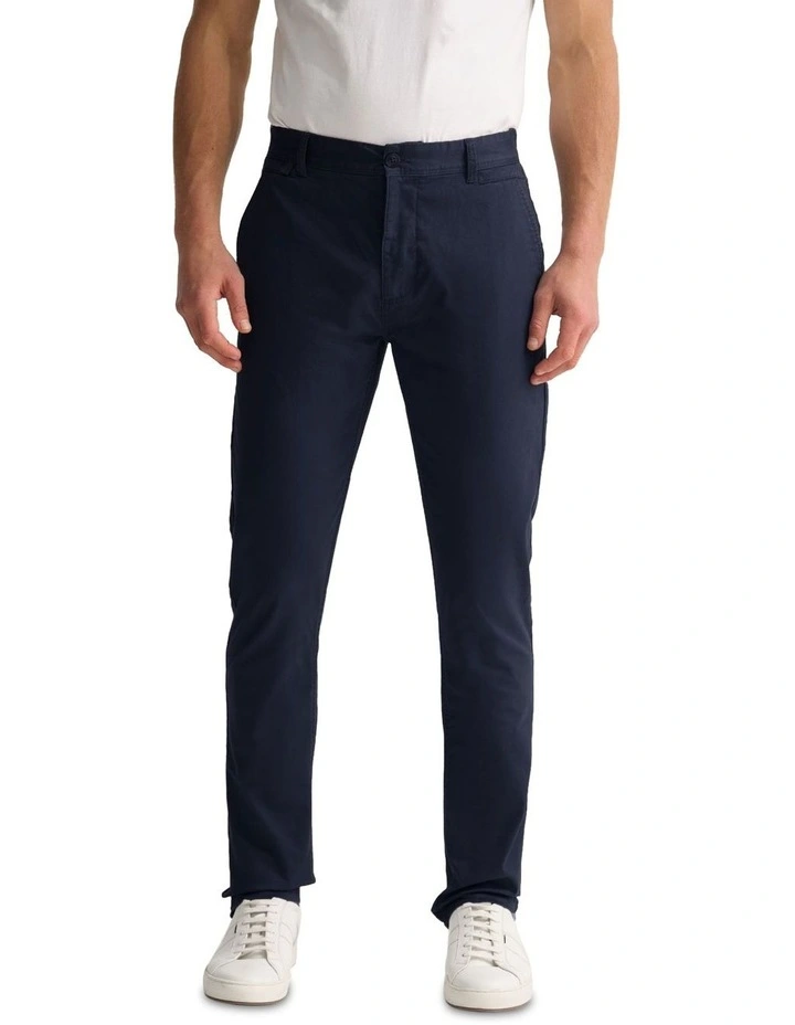 Slim Fit Chino in Ink image 1