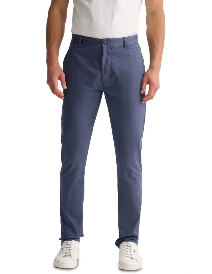 Slim Fit Chino in Ink image 1