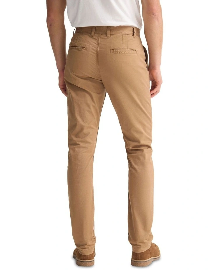 Slim Fit Chino in Caramel image 2