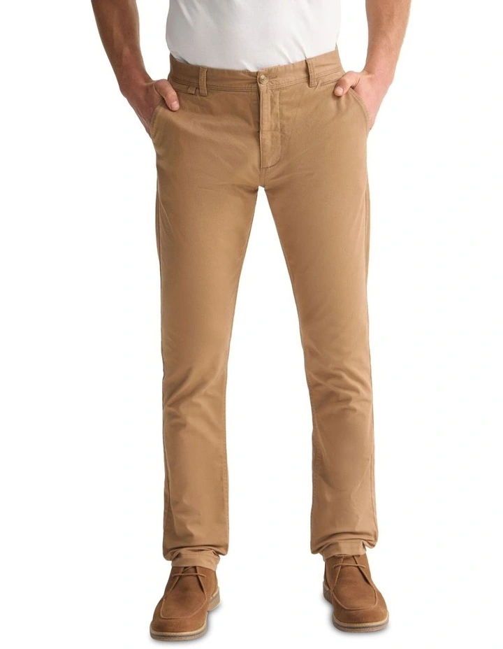 Slim Fit Chino in Caramel image 4