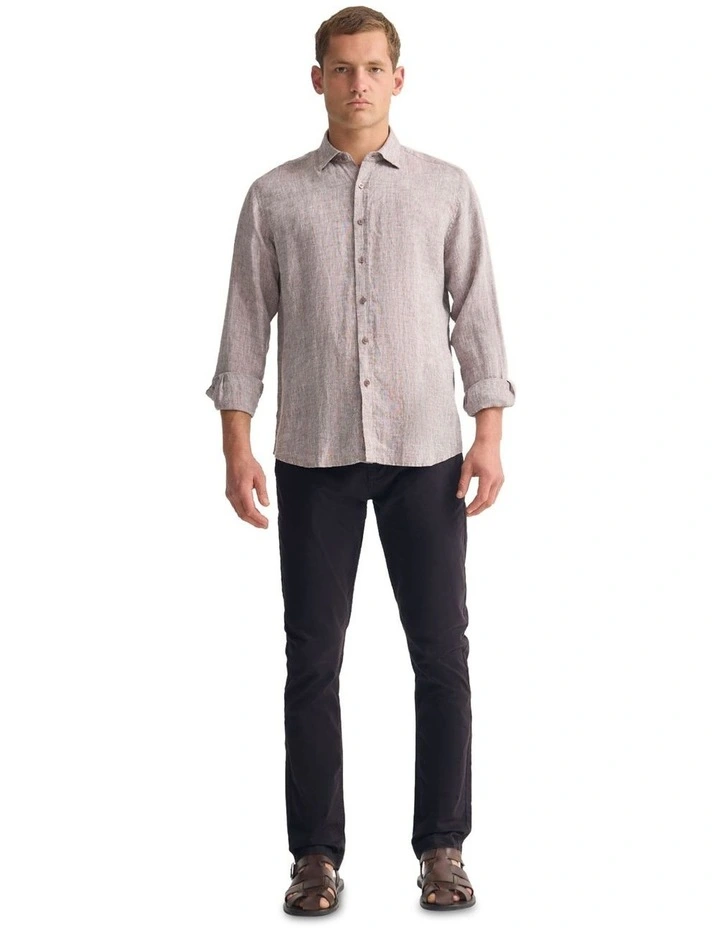 Slim Fit Chino in Black image 5