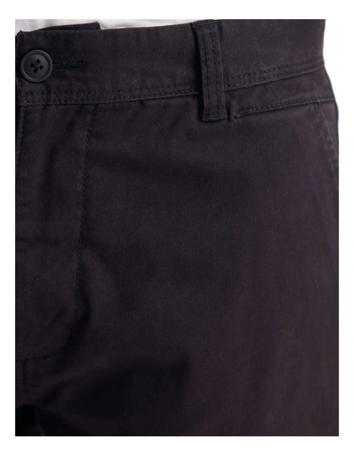 Slim Fit Chino in Black image 6