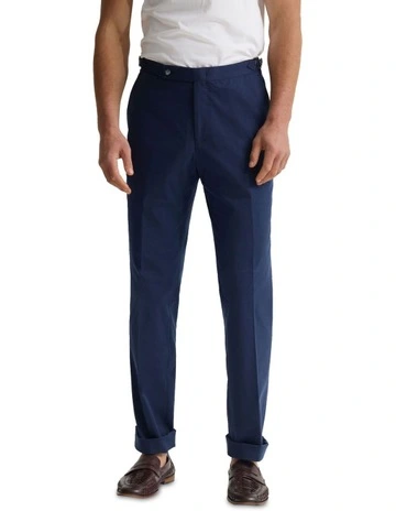 Bryon Pants with Side Tab and Cuff in Navy