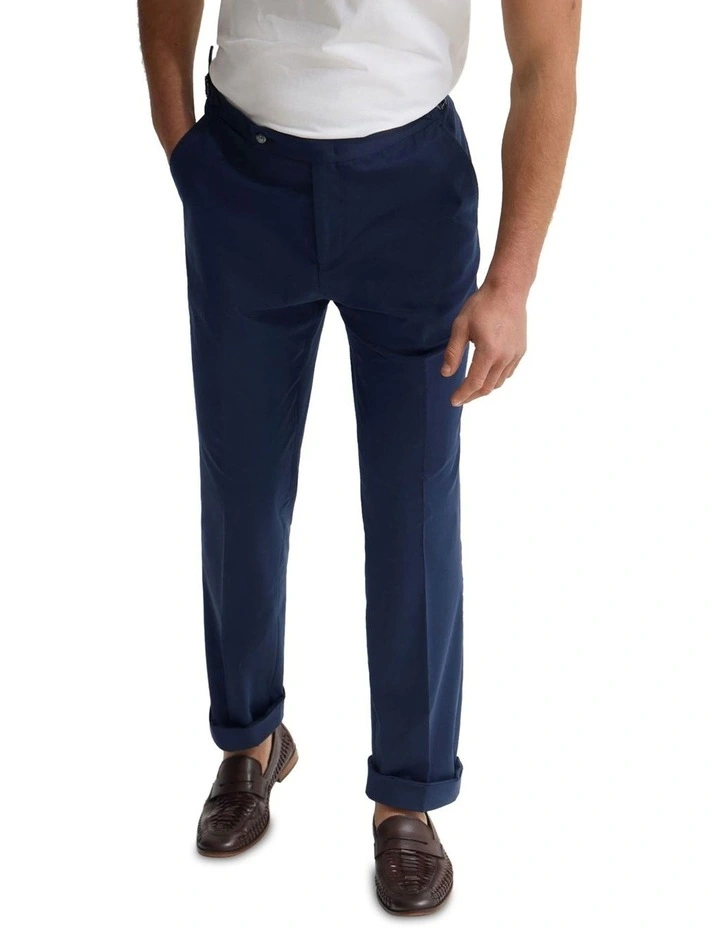 Bryon Pants with Side Tab and Cuff in Navy image 4