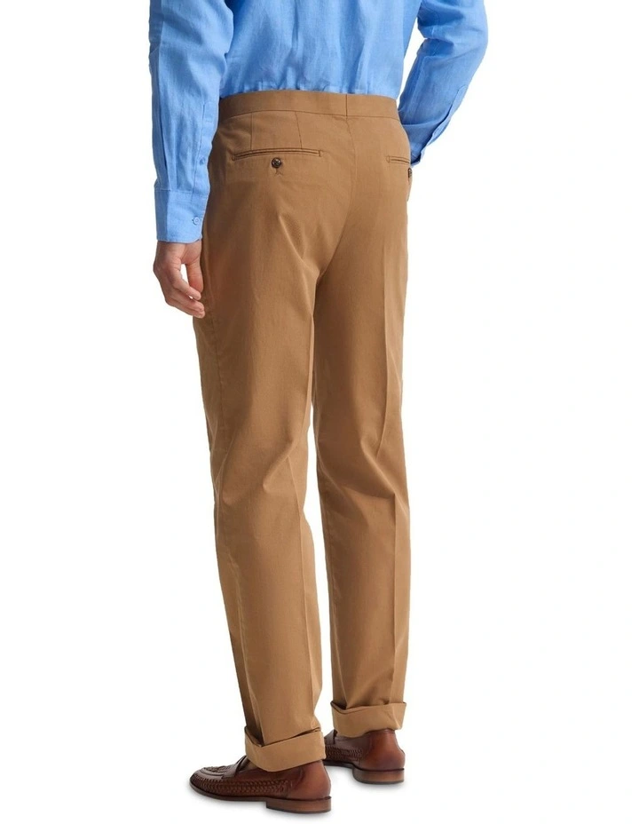 Bryon Pants with Side Tab and Cuff in Bark image 2
