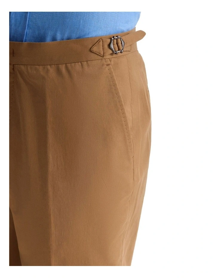 Bryon Pants with Side Tab and Cuff in Bark image 6