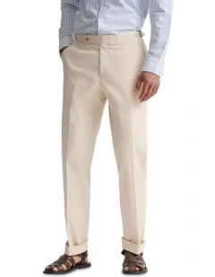 Bryon Pants with Side Tab and Cuff in Stone