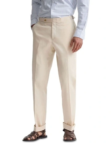 Bryon Pants with Side Tab and Cuff in Stone