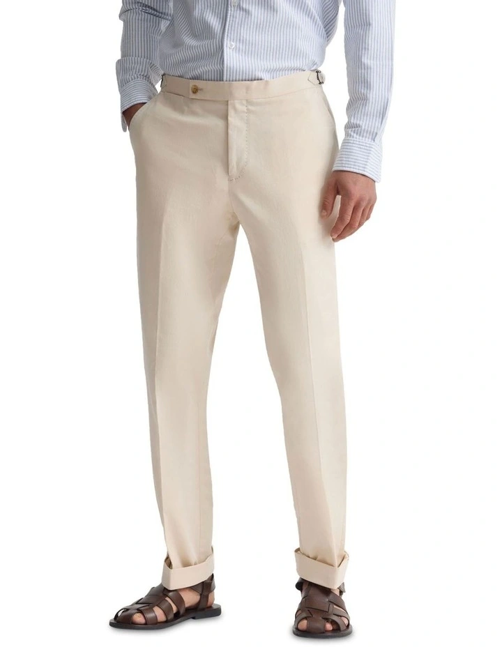 Bryon Pants with Side Tab and Cuff in Stone image 7