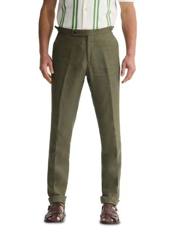 Byron Herringbone Pant Side Tab