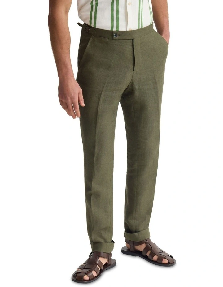 Byron Herringbone Pant Side Tab image 4
