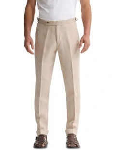 Byron Herringbone Pant Side Tab