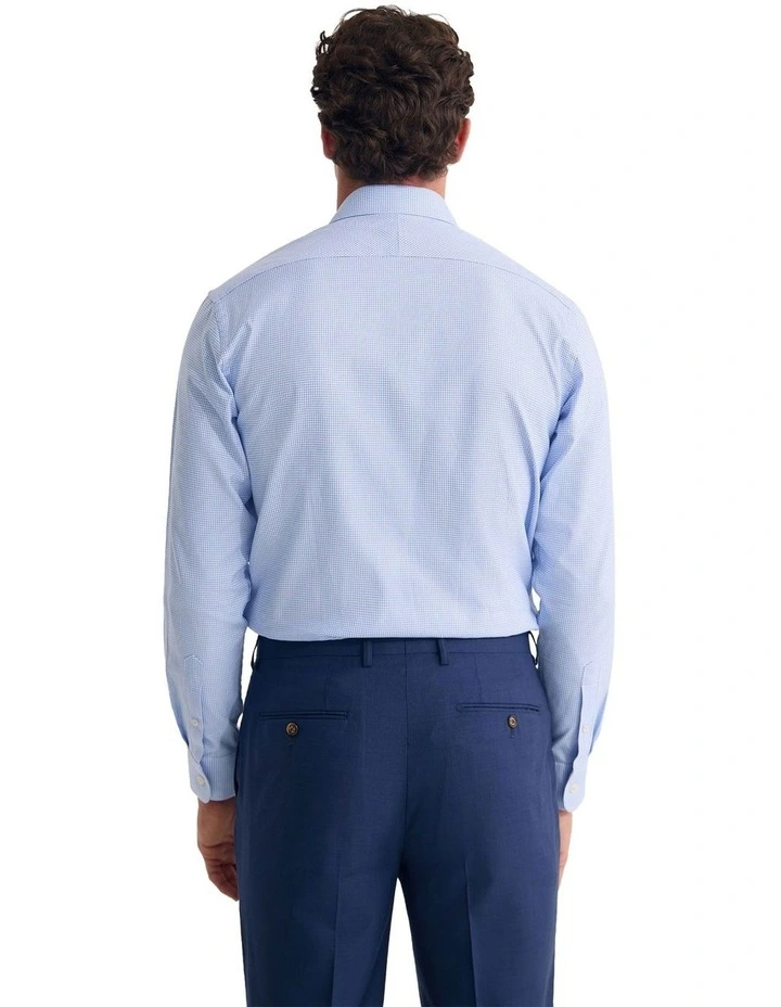 Regent Classic Fit Cotton Shirt in Sky image 2
