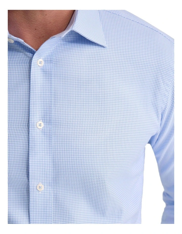 Regent Classic Fit Cotton Shirt in Sky image 6