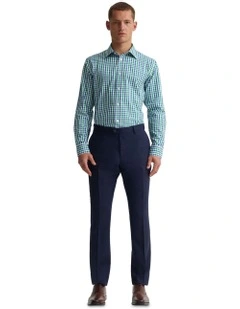 Regent Classic Fit Cotton Shirt in Green