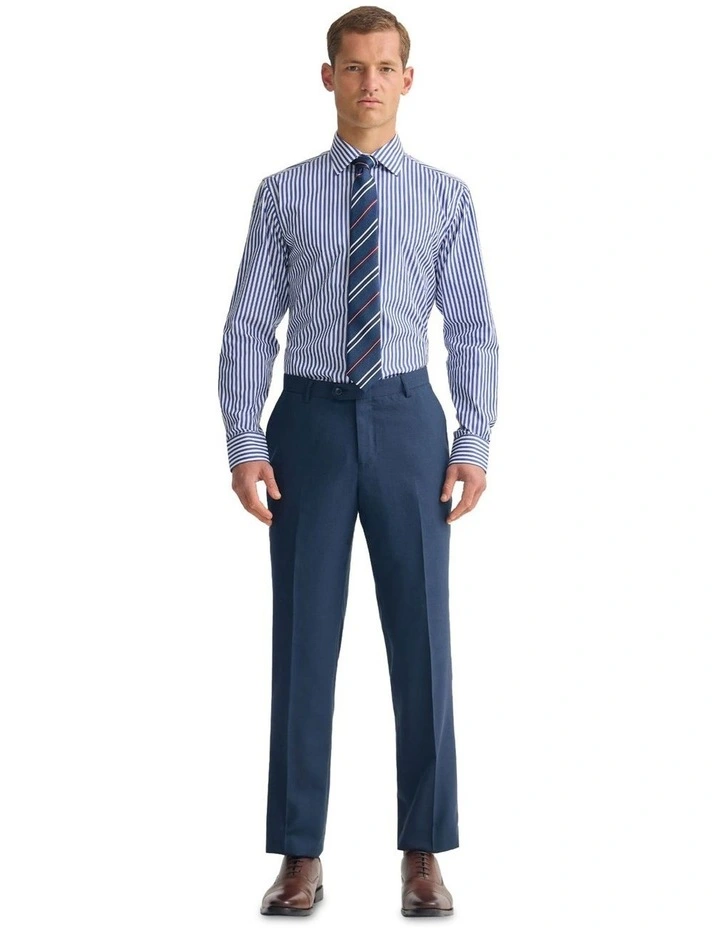 Regent Classic Fit Cotton Shirt in Blue image 1