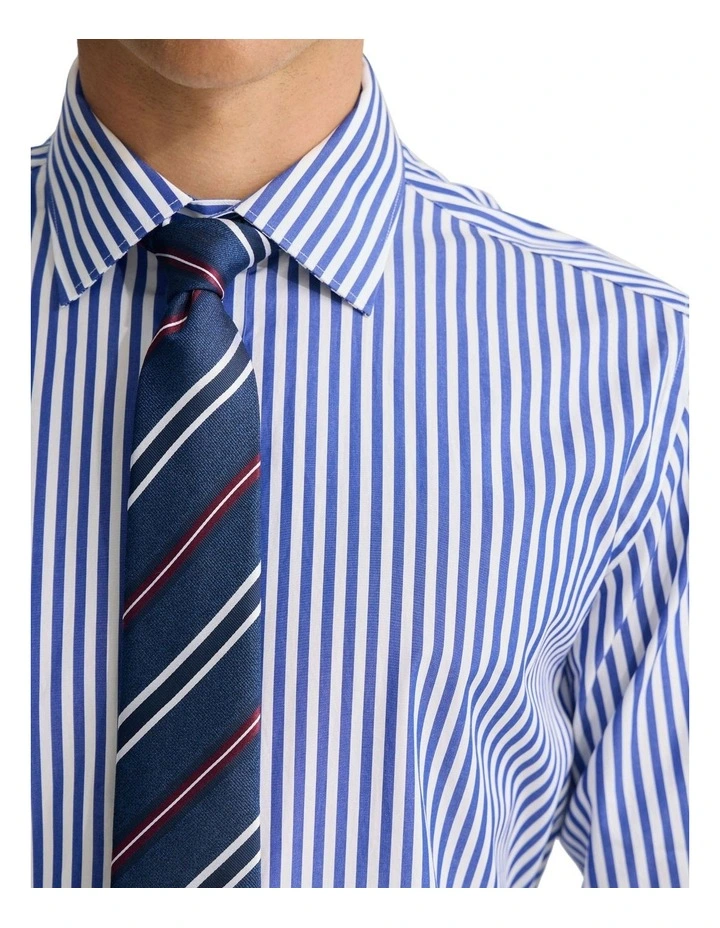 Regent Classic Fit Cotton Shirt in Blue image 6