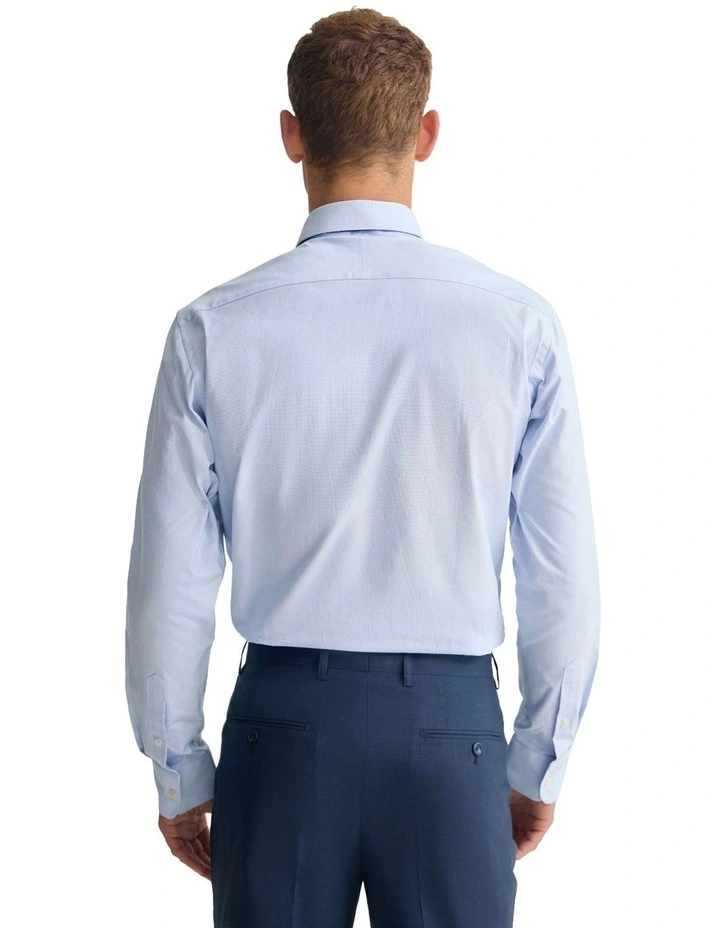 Islington Classic Fit Cotton Shirt in Blue image 2