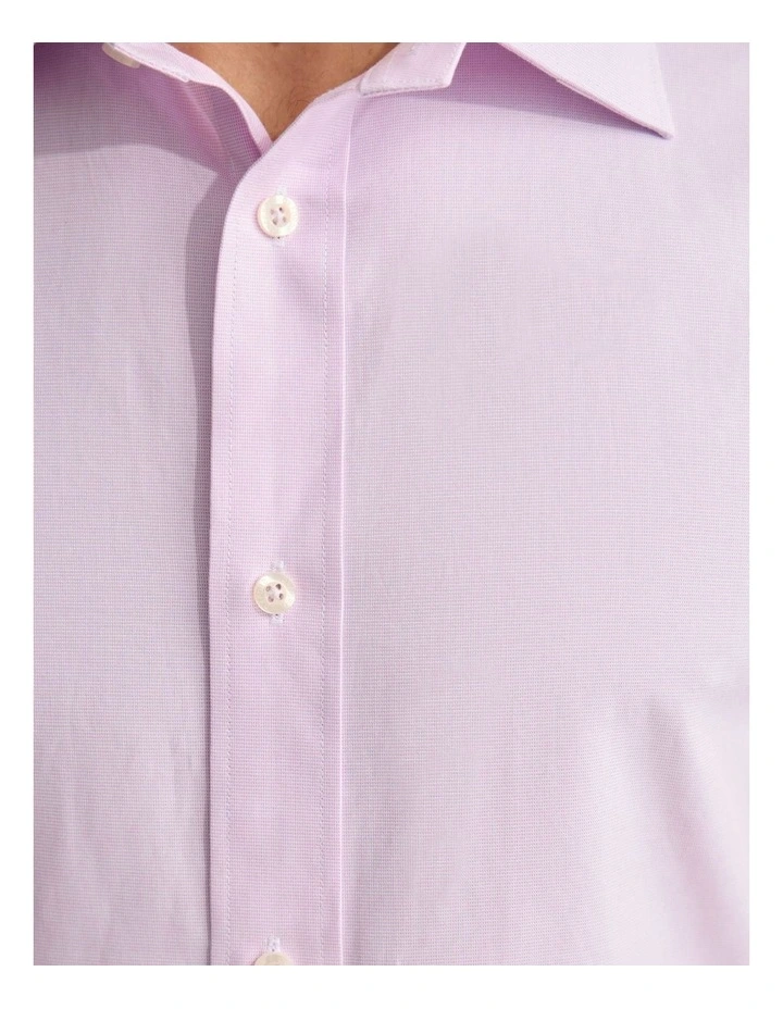 Islington Classic Fit Cotton Shirt in Pink image 6