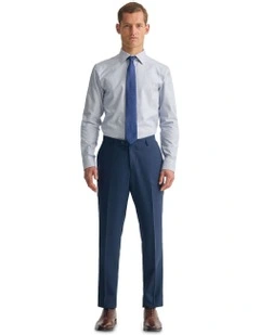 Islington Classic Fit Cotton Shirt in Navy