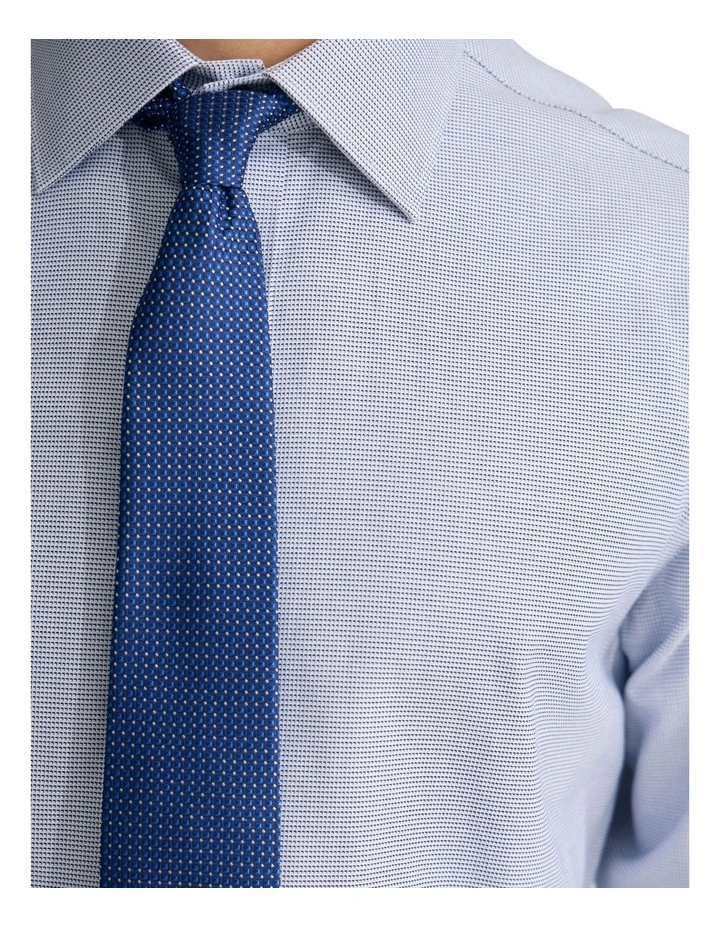 Islington Classic Fit Cotton Shirt in Navy image 6