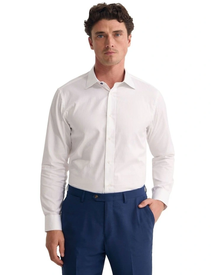 Regent Classic Fit Luxury Shirt in White image 5