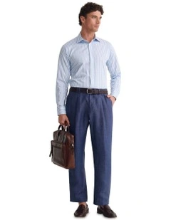 Islington Fit Stretch Luxury Shirt in Sky