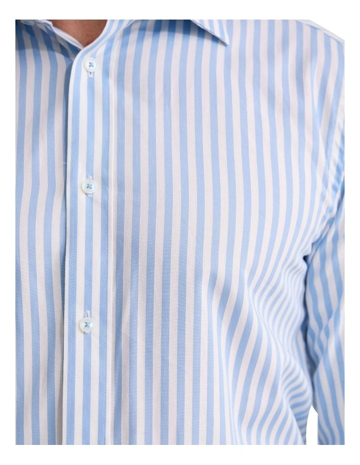 Islington Fit Stretch Luxury Shirt in Sky image 6