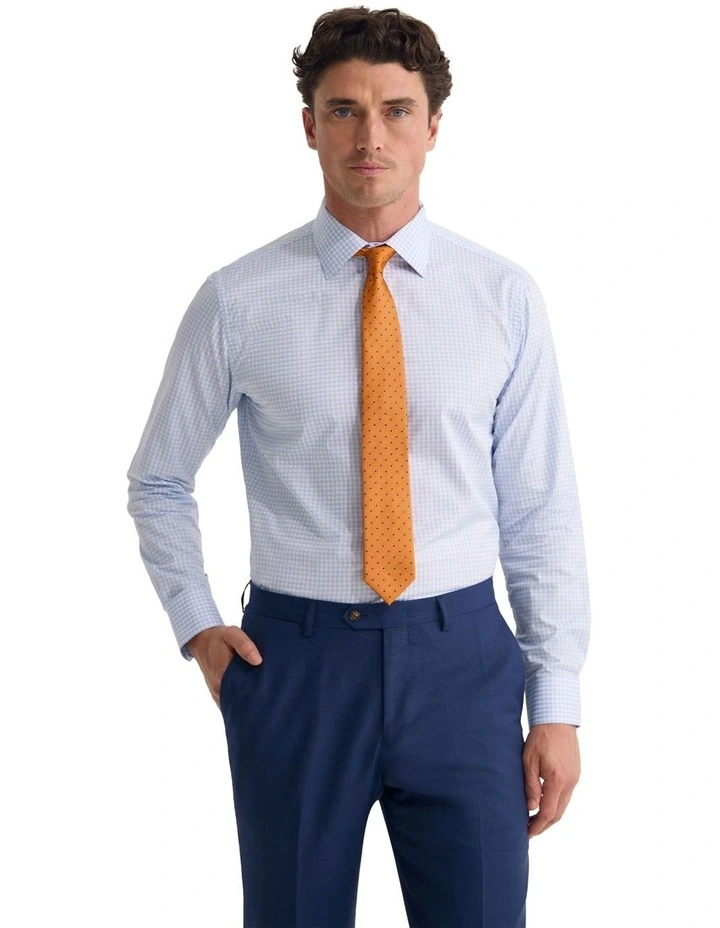 Islington Fit Stretch Luxury Shirt in Sky image 5