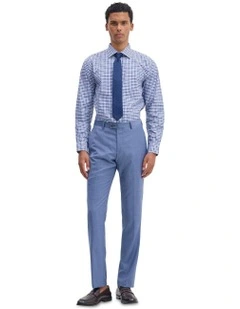 Islington Checked Shirt in Navy