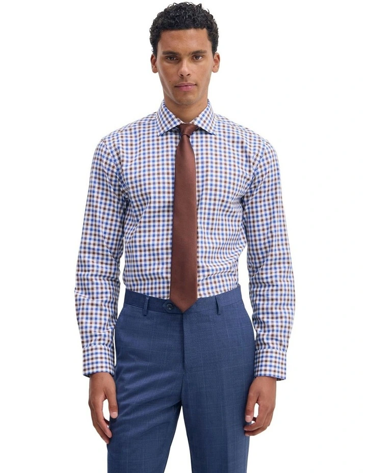 Regent Check Classic Fit Shirt in Multi image 5