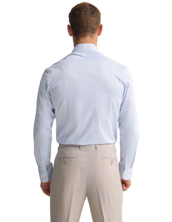 Beckton Slim Fit Shirt in Sky image 2