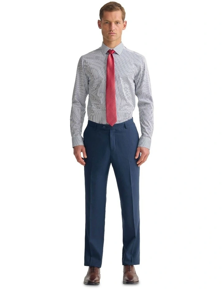 Beckton Slim Fit Shirt in Dark Navy image 1