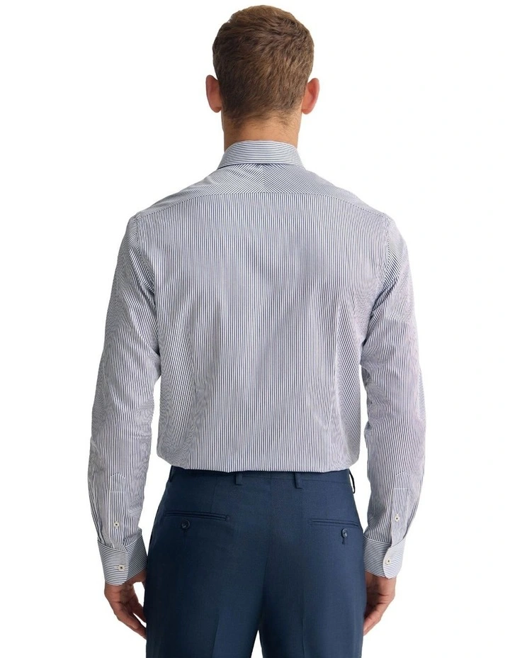 Beckton Slim Fit Shirt in Dark Navy image 2