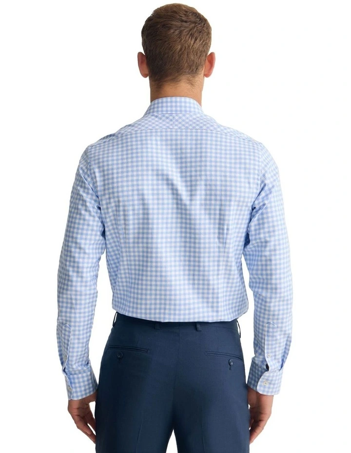Beckton Slim Fit Shirt in Sky image 2
