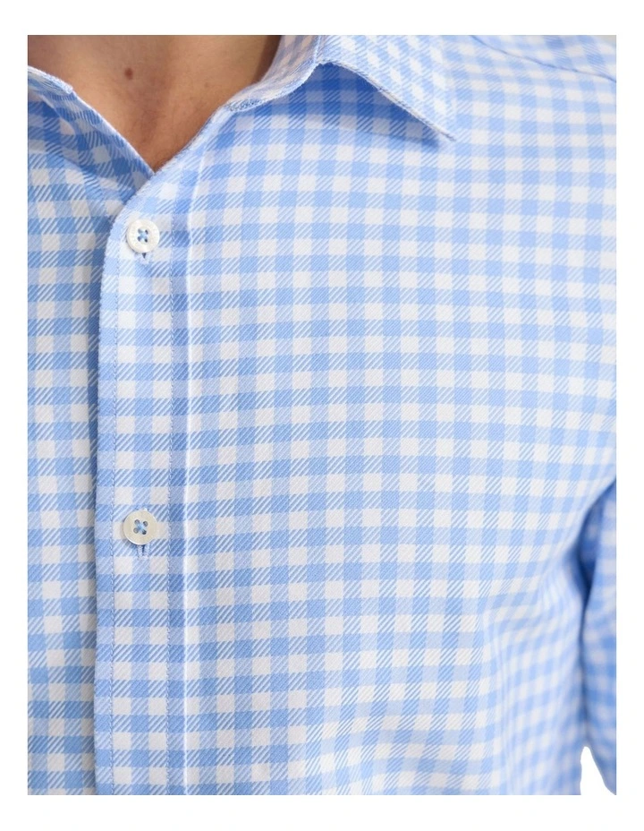 Beckton Slim Fit Shirt in Sky image 6