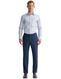 Beckton Slim Fit Cotton Shirt in Sky