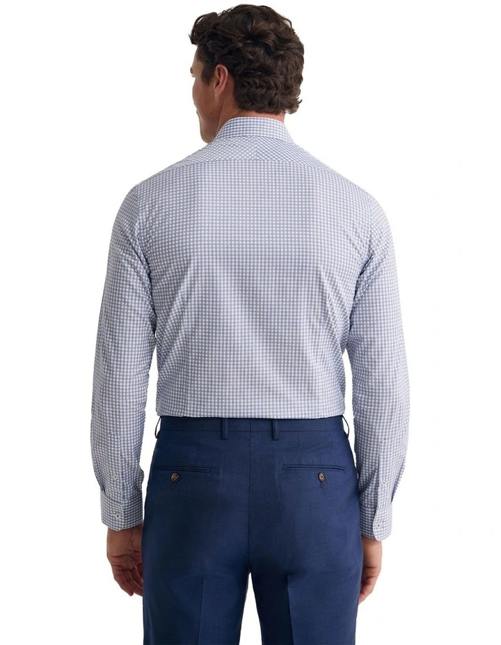 Beckton Slim Fit Luxury Shirt in Navy image 2