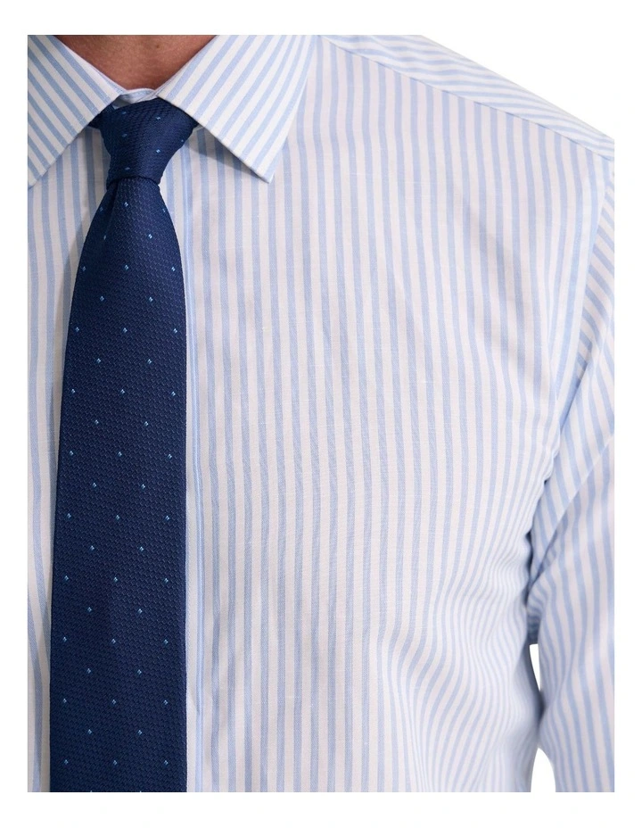 Beckton Slim Fit Luxury Shirt in Blue image 6