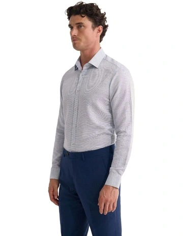 Beckton Slim Fit Luxury Shirt in Blue
