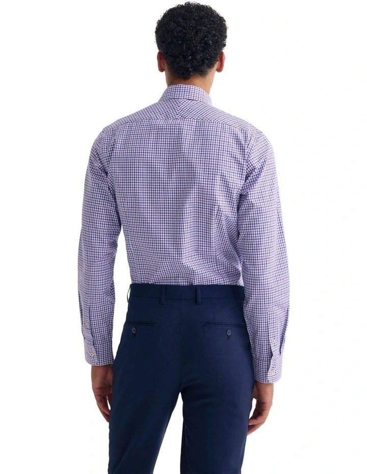Beckton Checked Shirt in Purple/Navy image 2