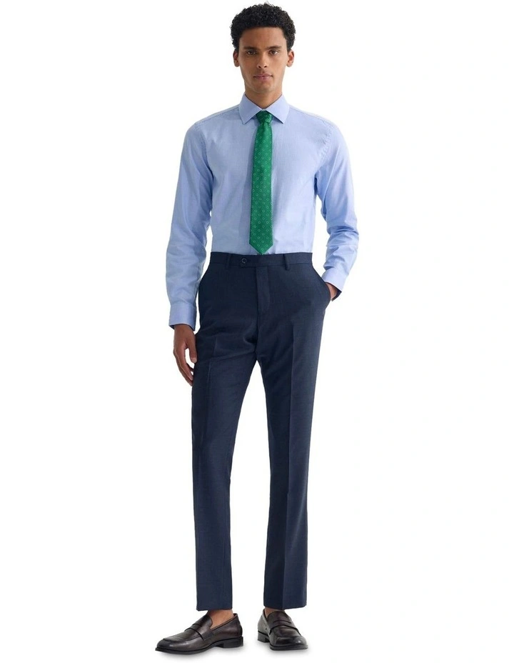 Beckton Slim Fit Shirt in French Blue image 1