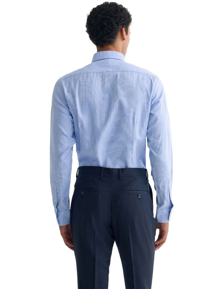 Beckton Slim Fit Shirt in French Blue image 2
