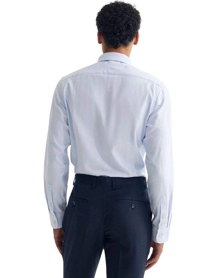 Beckton Slim Fit Shirt in Sky image 2