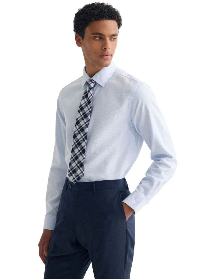 Beckton Slim Fit Shirt in Sky image 3